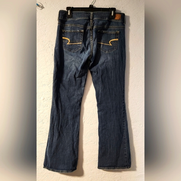 Vintage Y2K American Eagle Low Rise Artist Flare Jeans - Women's Size 8 Long - Picture 3 of 8